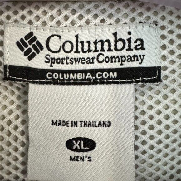 Columbia Men’s Size XL PFG Bonehead™ Long Sleeve Shirt Color Fossil Vents - Picture 10 of 12